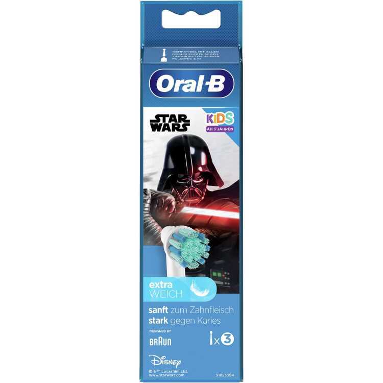 Braun Oral-B Kids Star Wars Opzetborstels, 3 stuks Extra Soft