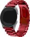 Strap-it Stalen Smartwatch bandje - Geschikt voor Polar Ignite - Wijnrood