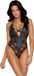 Cottelli PARTY Body With Lace L Zwart