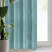 Eurofirany 315131 Sheer Blue Polyester Curtain