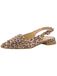 Paul Green Ballerina met riempjes beige / bruin / zwart