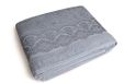 Excelsa Country Spa douchehanddoek, katoen, 39 x 34 x 4 cm babyblauw