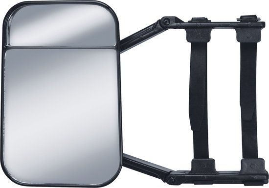Carpoint Caravanspiegel Luxe Dubbel - Zwart - 1 stuk(s)