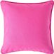 Homescapes housse de coussin en coton rose, 45 x 45 cm