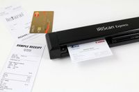 IRIScan Express mobiele scanner flatbed scanner 8PPM 1 side -v4+ Readiris PDF Gratis Win only