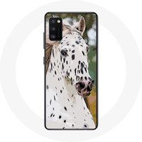 Maniacase Etui voor Oppo A16 Appaloosa Wit Paard