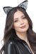 Smiffys - Jewelled Black Cat Ears Kostuum Haarband - Zwart