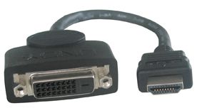 LINDY DVI-D FM/HDMI M Adapter Cable - 0.2m