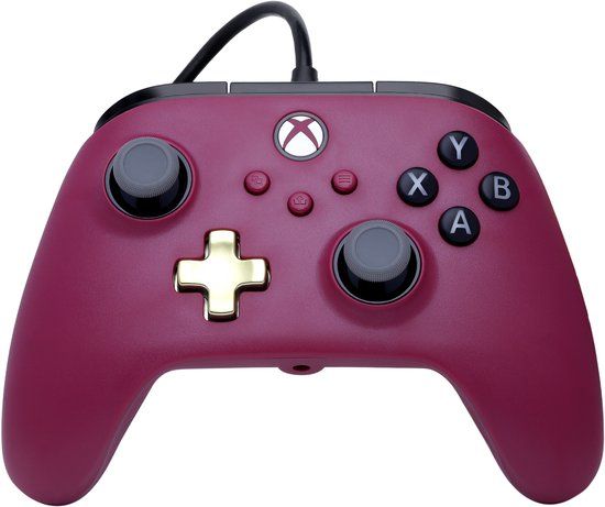 PowerA Advantage Plus Bedrade Controller voor Xbox Series X|S - Ruby Wine