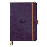 Rhodia Goalbook – A5 – 240 Pagina's – Dotted – Ivoorkleurig Papier 90 g/m² – Elastieksluiting - Aubergine