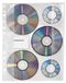 Veloflex CD-doosje Opbergmap 3 schijven Transparant, Wit