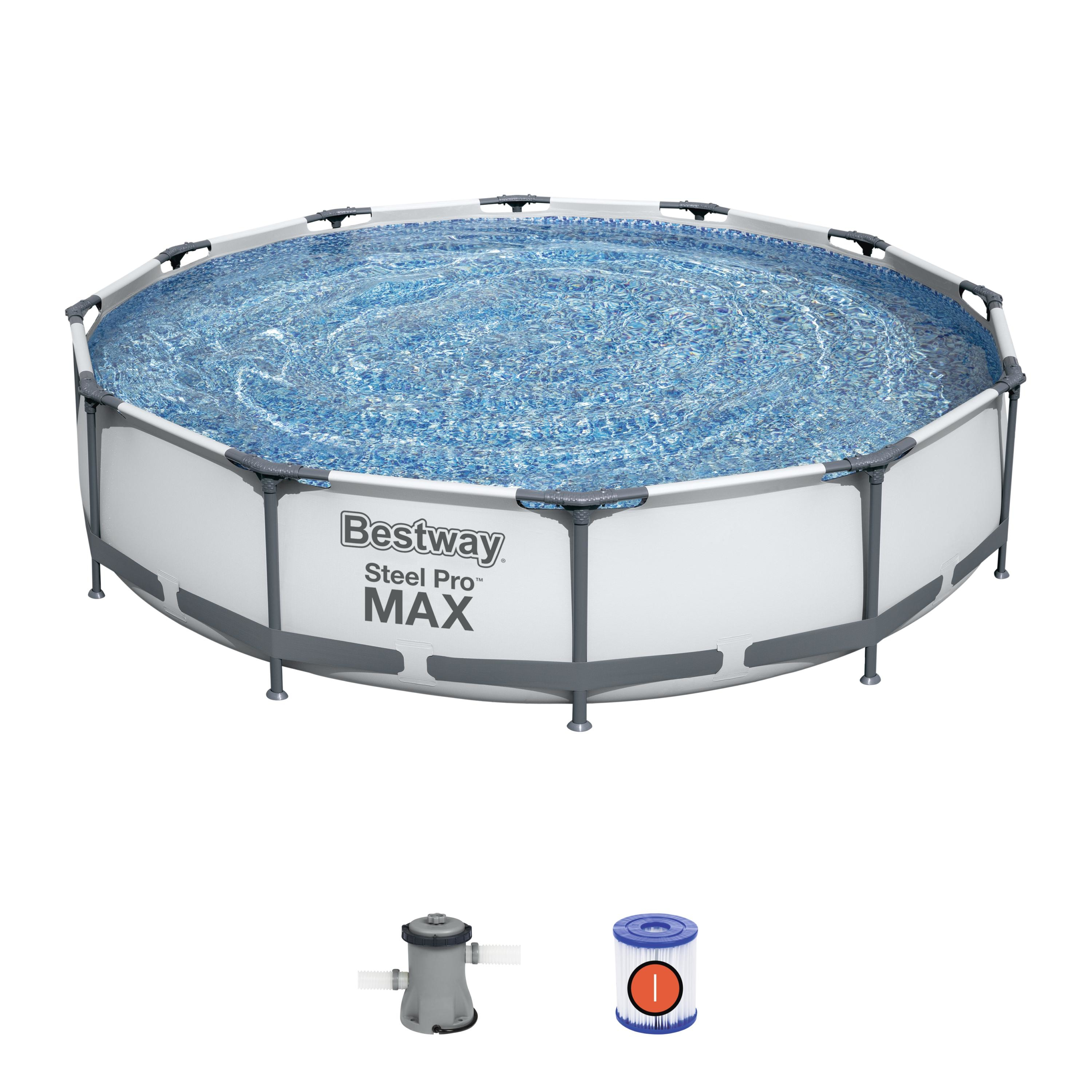 Bestway Zwembad steel pro max set rond 366