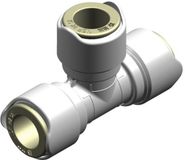 Whale Walvis WX1502 Quick-Connect T-stuk, 15 mm, wit