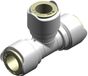 Whale Walvis WX1502 Quick-Connect T-stuk, 15 mm, wit