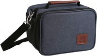 Umami Lunchtas volwassenen 4L, kleine geïsoleerde lunchbox tas, picknicktas, thermostas - Kliene koeltas voor kantoor, maaltijdvoorbereiding en picknick (Marineblauw)