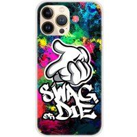 Apple iPhone 13 Pro Max Swag or die bedrukt siliconen hoesje