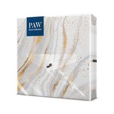 PAW Servetten 33 x 33 cm, 20 stuks - Gouden Marmer
