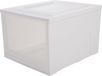IRIS maxi drawer stapellade - 40l - kunststof - wit/transparant