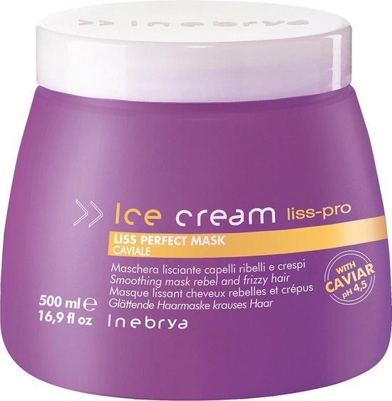Inebrya - Ice Cream Liss Perfect Hair Smoothing Mask 500Ml