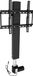 StarTech TV-standaard voor op de vloer - Motor aangedreven lift, elektrische hoogteverstelling - Geschikt voor televisies van 66–145 cm - Max. 50 kg - Hoogte 98–168 cm - Hefhoogte 70 cm - EU-stekker 220 V - Zwart