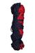 HKM Kleur Hooienet Donkerblauw/Rood One Size