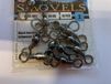 Spro Ton wartel / Swivel - maat 2 - 10 stuks - 45 kg trekkracht - gris