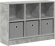 vidaXL Dressoir Beton Grijs 73,5 x 22,5 x 53,5 cm