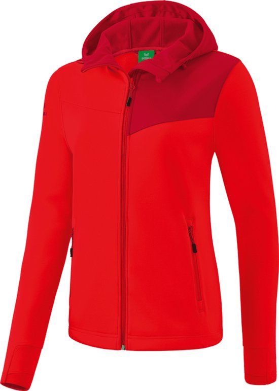 Erima Performance Softshell Jack Dames - Rood / Ruby | Maat 42