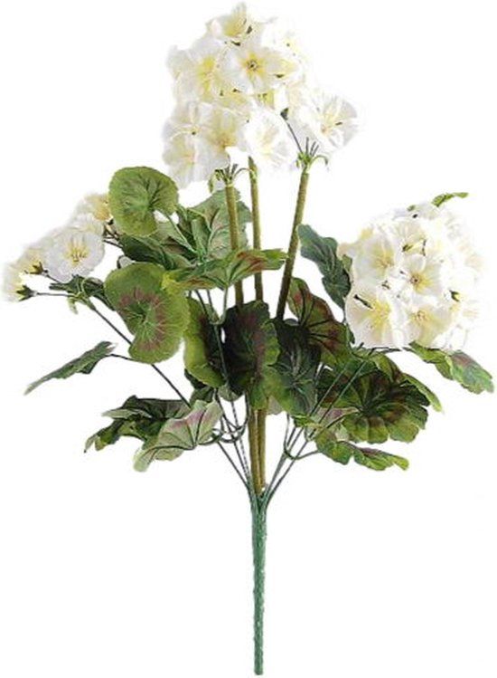 Buitengewoon Boet Buitengewoon de Boet Kunstbloem geranium 45 cm, wit
