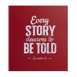 Exacompta - Ref 391E - Gastenboek met letters - 21 x 19 cm - Rood