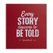 Exacompta - Ref 391E - Gastenboek met letters - 21 x 19 cm - Rood