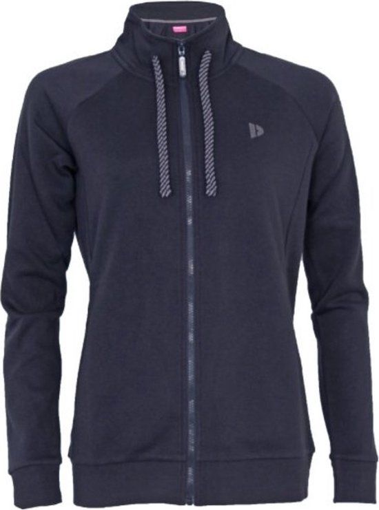 Donnay Vest met opstaande kraag (Amber) - Sporttrui - Dames - Navy (010) - maat XL