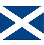 Bellatio Decorations Vlag van Schotland stickers - 10x - 7 x 10 cm