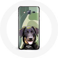 Maniacase Etui voor Samsung Galaxy J7 2016 Beauceron zwart hondenras