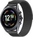 Strap-it Milanees Smartwatch bandje - Geschikt voor Fossil Gen 6 - 44mm Milanese band - Zwart