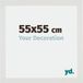 Your Decoration Cadre photo 55x55 cm MDF Blanc mat Mura