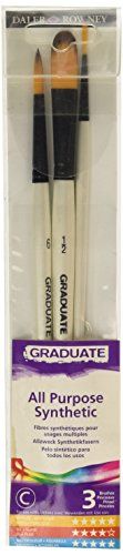 Daler Rowney Graduate SYN WC-set met 3 borstels - 5011386081892
