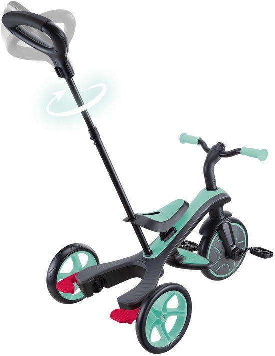 Globber Explorer 4-in-1 Driewieler Mint