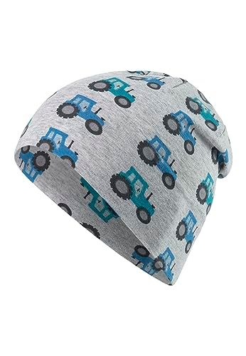 Sterntaler Jongens Slouch Beanie Hat - grijs (zilver 513) - S