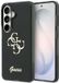 Guess IML Big Metal 4G Script Case for Samsung Galaxy S26 - Black
