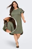 ONLY CARMAKOMA - CARLISE S/S O-NECK DRESS JRS - Meisjes - Mini jurken