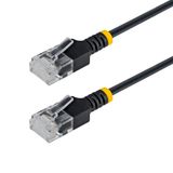 StarTech.com 15cm Ultra Dunne Cat6a Netwerkkabel, Zwart