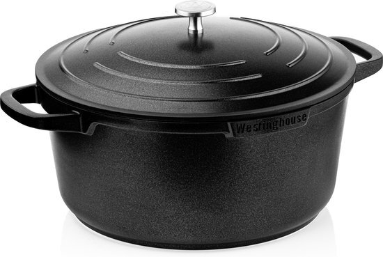 Westinghouse Performance Series Braadpan Inductie - 24cm Kookpan - Oven Geschikt - Zwart - PFOA Vrij