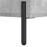 vidaXL Bureau 140x50x75 cm Bewerkt Hout Betongrijs
