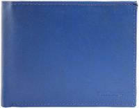 Excellanc Heren Portemonnee Leer Blauw