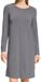 Hanro Dames nachthemd Natural Elegance stone melange L
