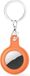 By Qubix Qubix - AirTag case gel series - sleutelhanger met ring - oranje