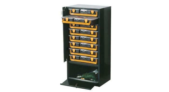 Little Jumbo Kofferkast met onderdelenkoffers - 3x 203710 en 4x 203600 - 201500