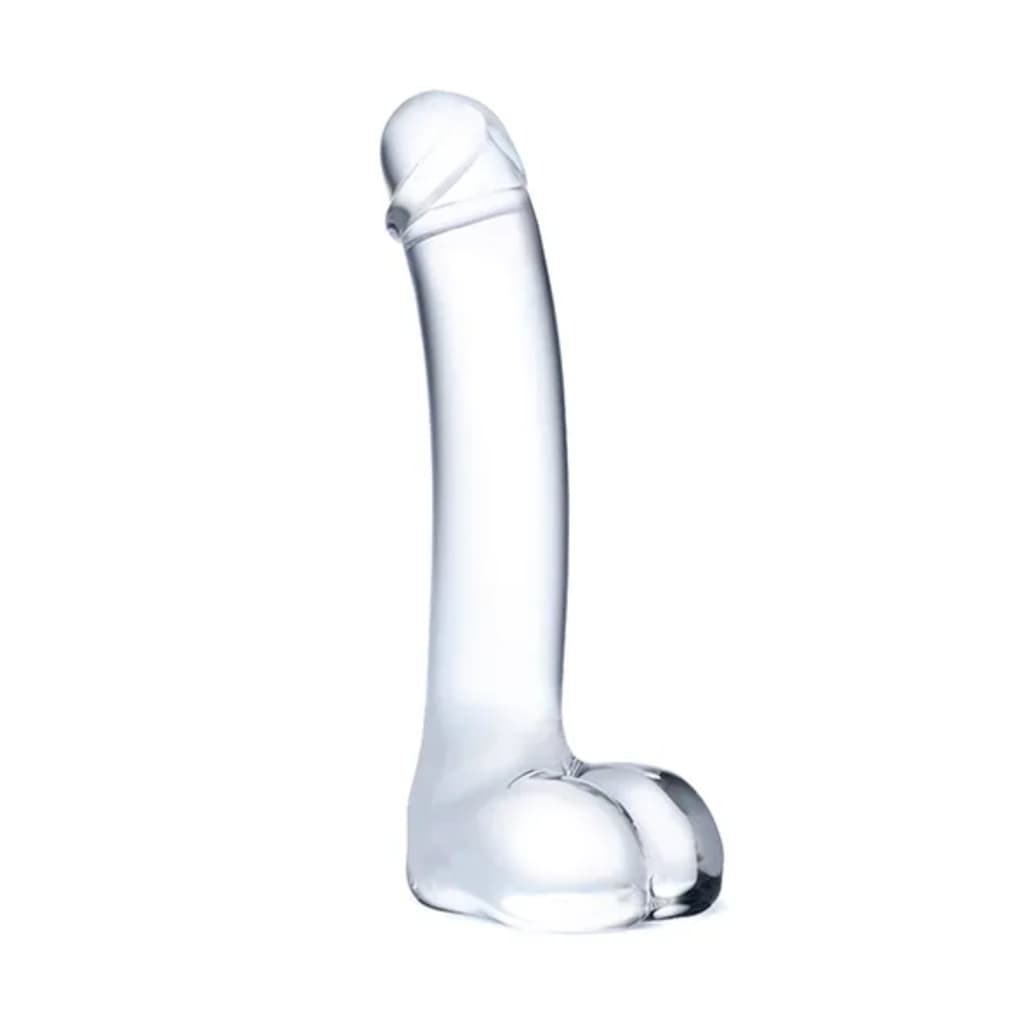 Glas HANCA - Realistic Curved Glass G-Spot Dildo