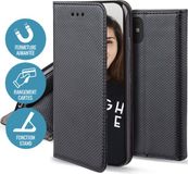 Jaym, Hoesje geschikt voor Samsung Galaxy Xcover 5 - Magnetisch Folio met Standaard, Zwart